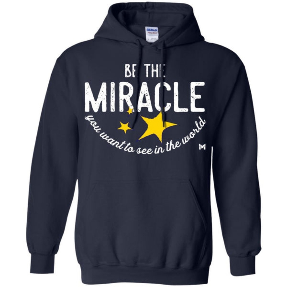 Be the Miracle Hoodie in Grey